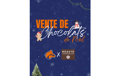 Vente de chocolats de Noël